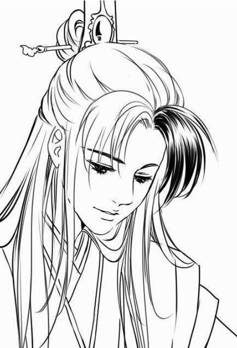 古风漫画美男子怎么画?