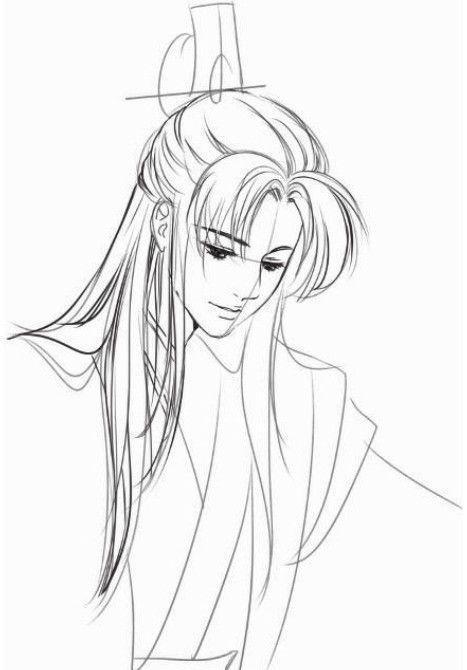 古风漫画美男子怎么画?