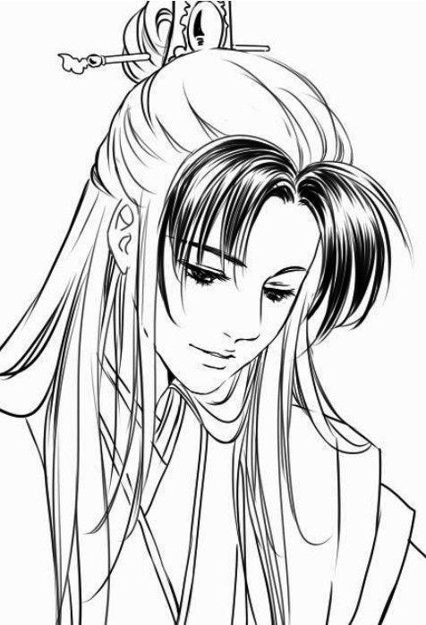 古风漫画美男子怎么画?