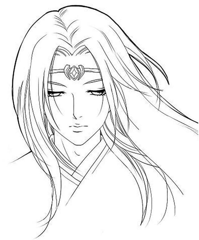 古风漫画美男子怎么画?