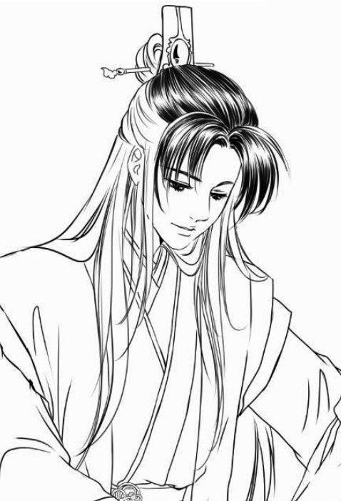 古风漫画美男子怎么画?