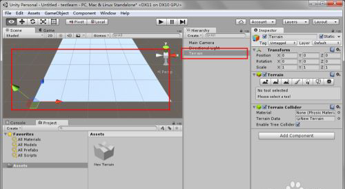 如何用 unity3d 创建地形？