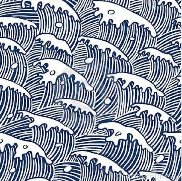 水波纹的画法教程！