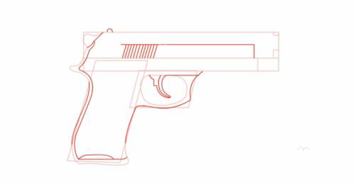 手枪武器绘画教程！一看就懂！