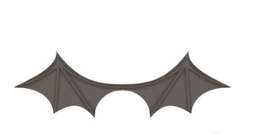 超简单的蝙蝠翅膀画法教程！